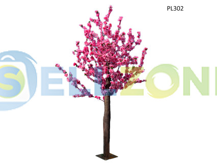 Τεχνητό διακοσμητικό δέντρο ροζ ιαπωνική κερασιά 160 cm - PL302